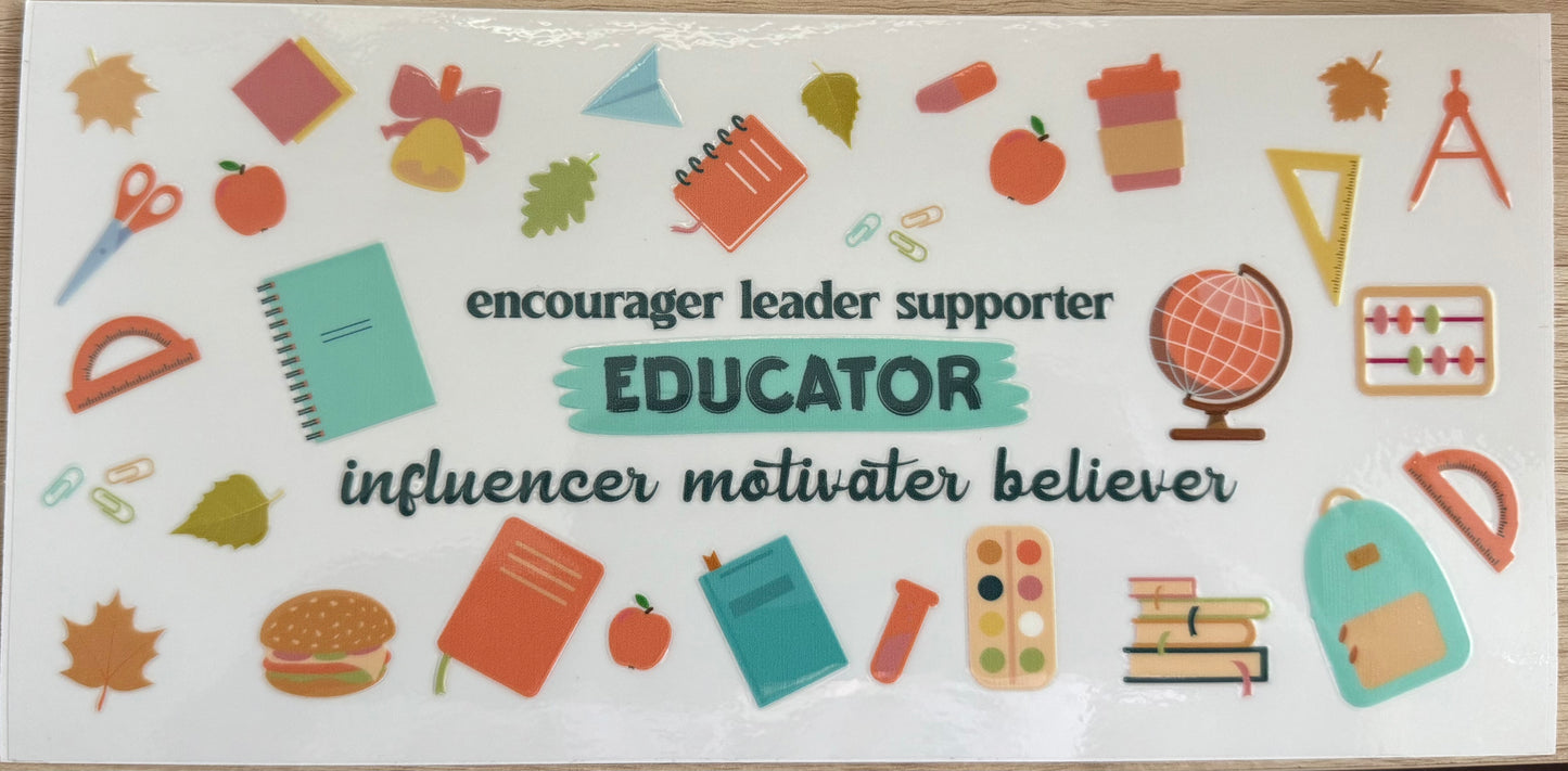 #3 Teacher decals