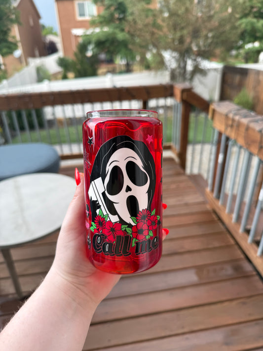 Premade 16 oz blood drip cup