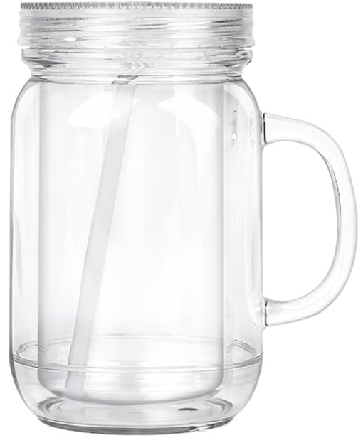 20oz Plastic Mason Jar