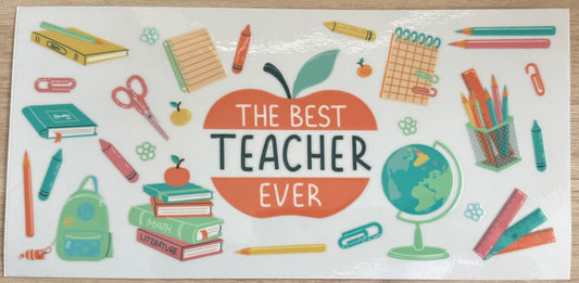 #1 Teacher decal