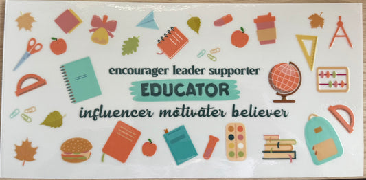 #3 Teacher decals