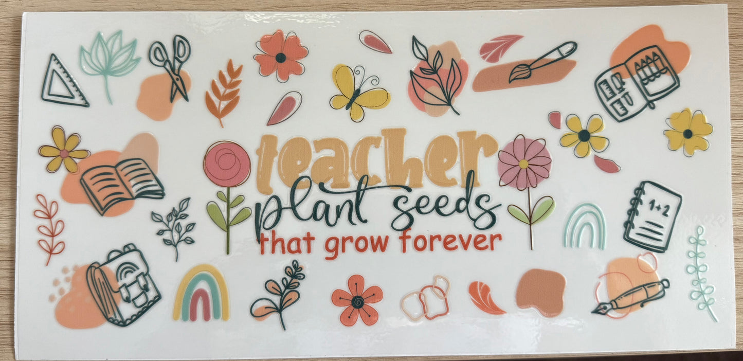#4 Teacher decals