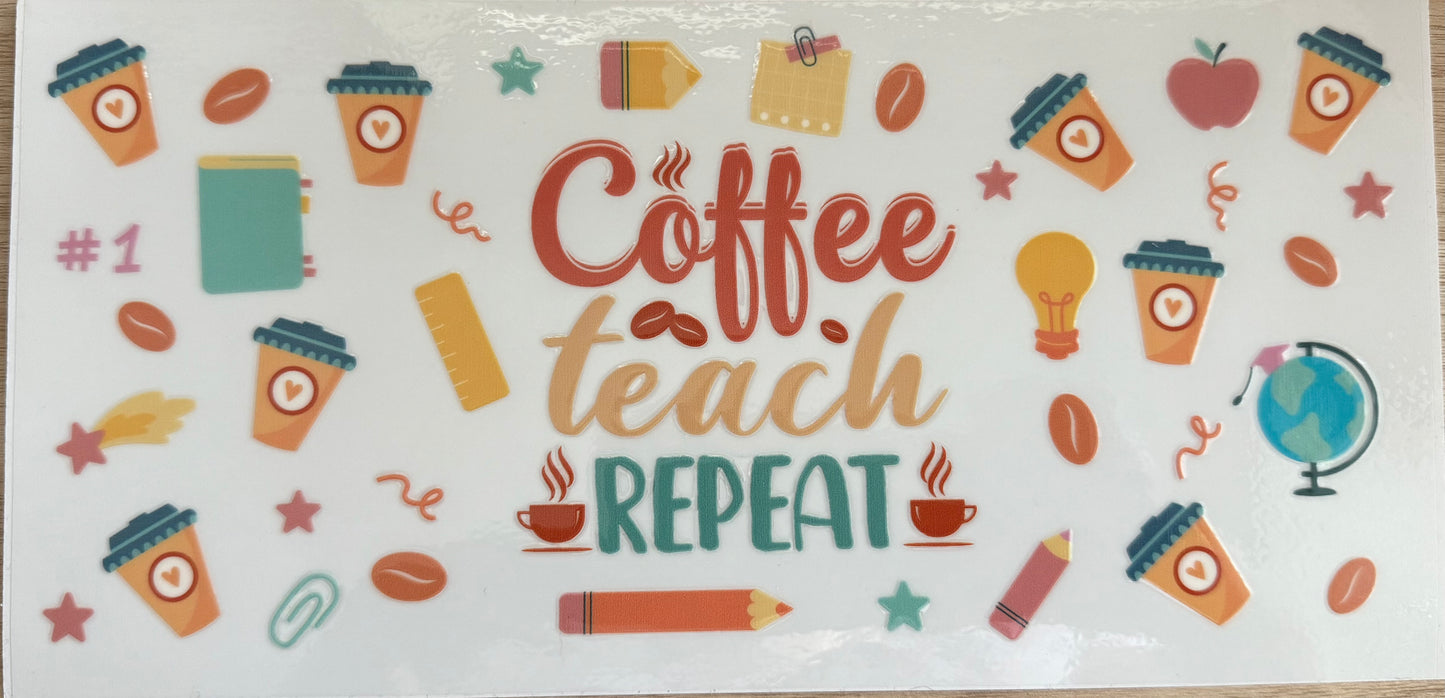 #6 Teacher decal
