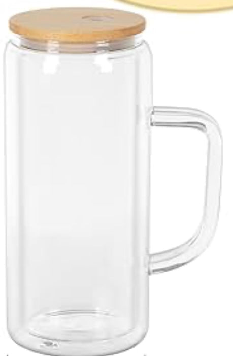 20oz glass with handle